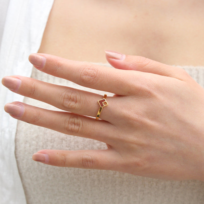 SOPEWOD Wood Inlay Gold  Plated Bracelet Necklace Women Earrings 18K Stainless Steel Jewelry Set