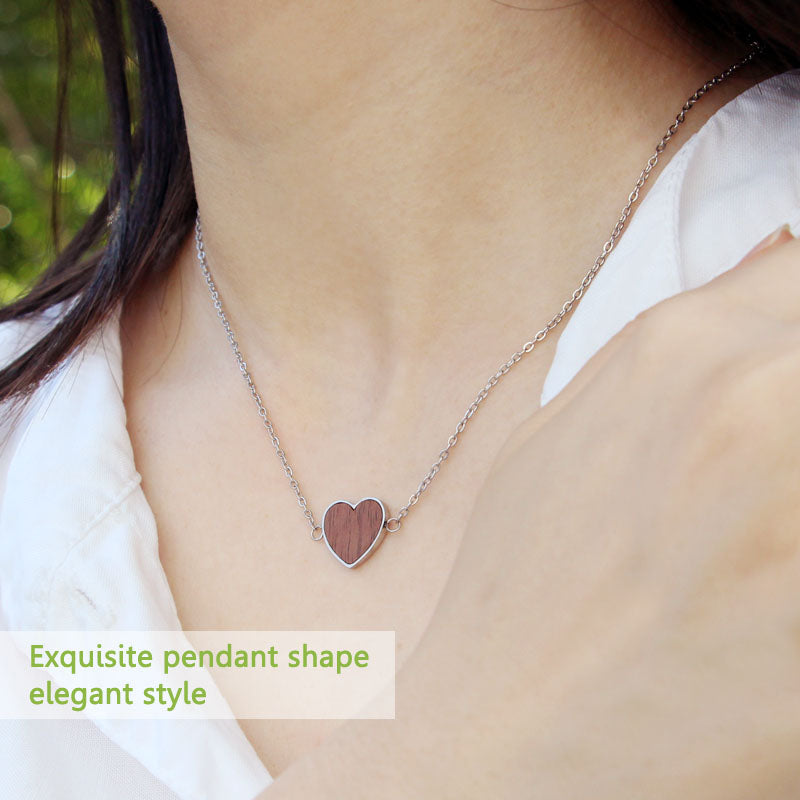 SOPEWOD Fashion Heart Wood Jewelry