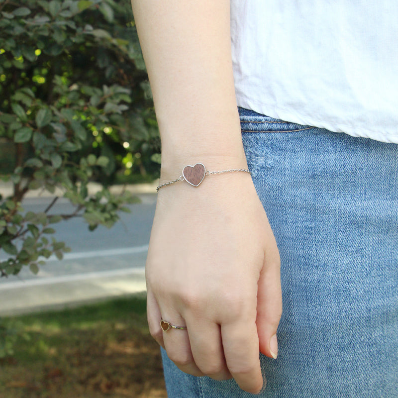 SOPEWOD Fashion Heart Wood Jewelry